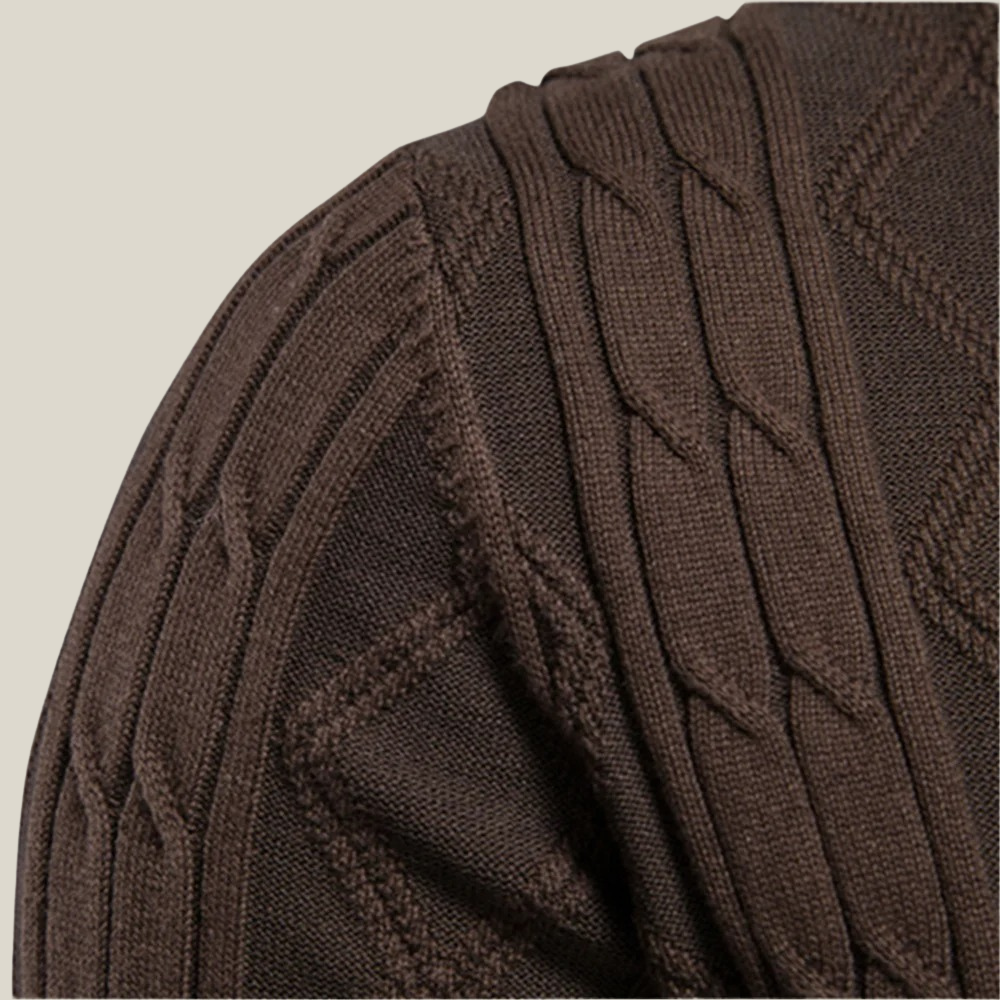 Oakern Cotton Cable Knit Sweater