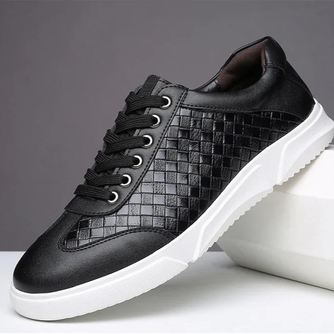 Bordeaux Woven Sneakers