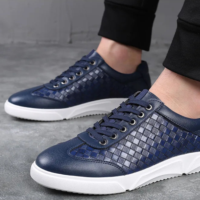 Bordeaux Woven Sneakers