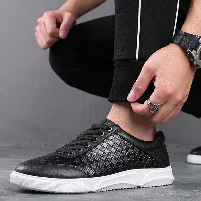 Bordeaux Woven Sneakers