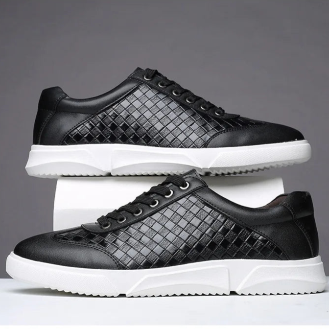 Bordeaux Woven Sneakers