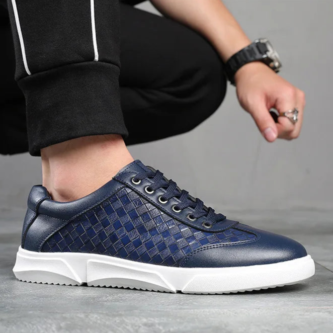 Bordeaux Woven Sneakers