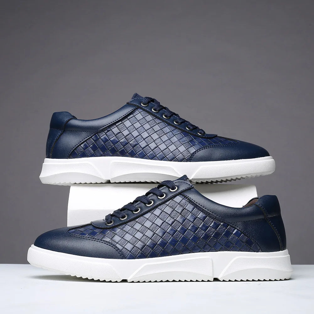 Bordeaux Woven Sneakers