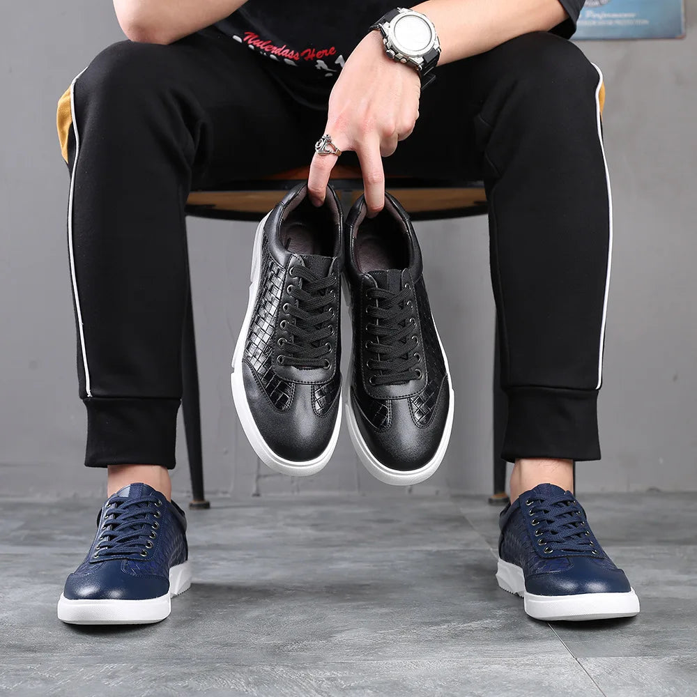 Bordeaux Woven Sneakers