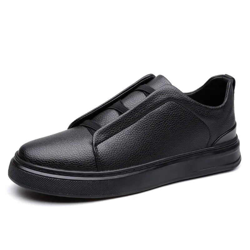 Heritage Leather Crossover Sneakers