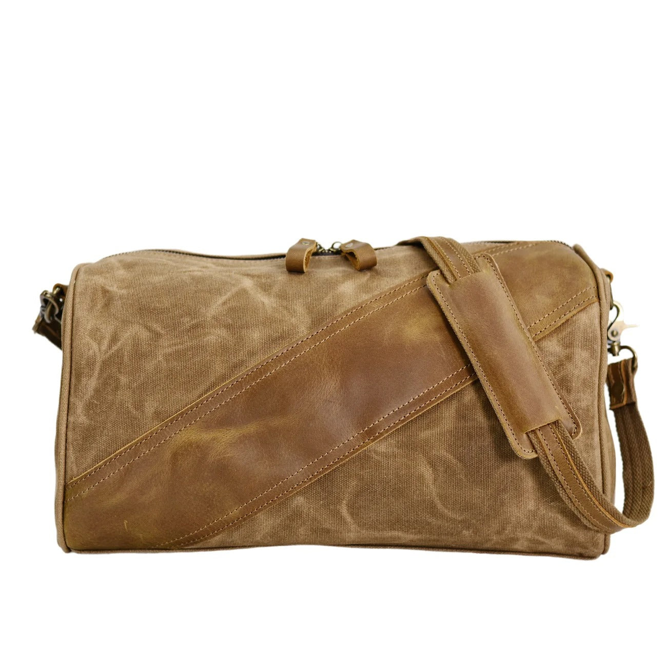 Oakern Pathfinder Duffel – Waxed Canvas & Leather Travel Bag