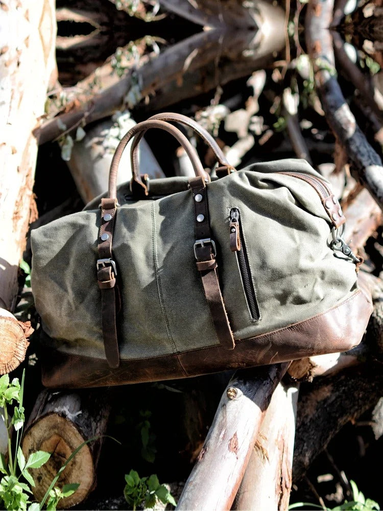 Oakern Pathfinder Duffel – Waxed Canvas Travel Bag
