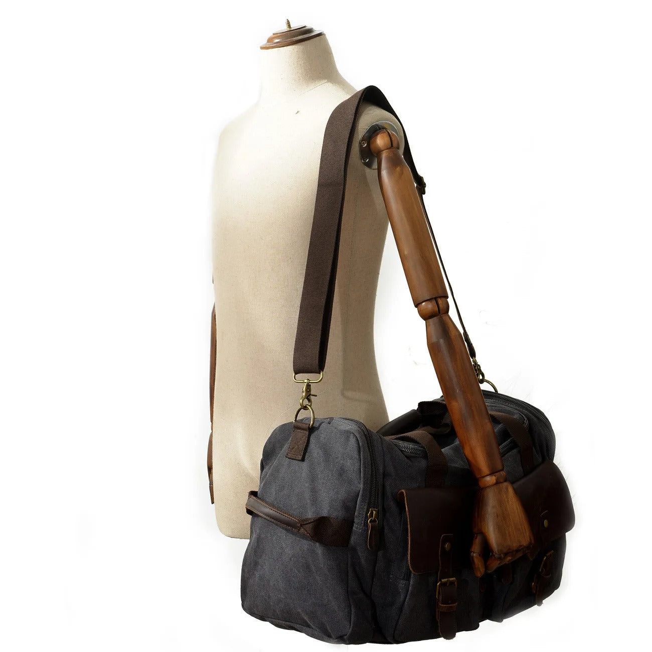 Oakern Expedition Duffel – Vintage Canvas Travel Bag
