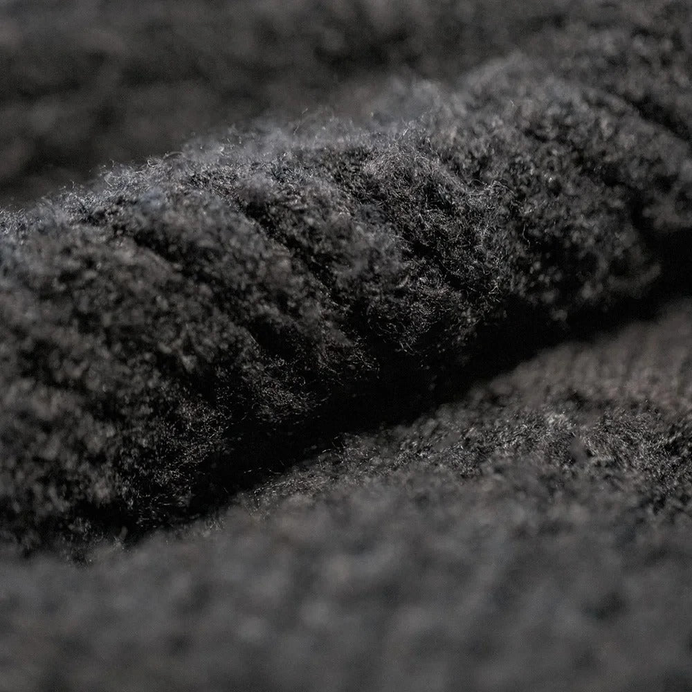 Oakern Buttoned Polo Sweater – Soft Textured Pullover